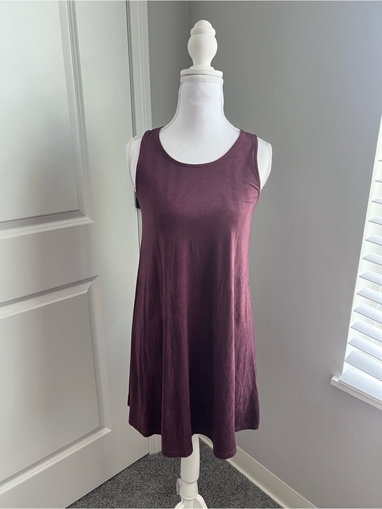 Pink Republic Tops - Sleeveless A-Line Tank Dress in Plum